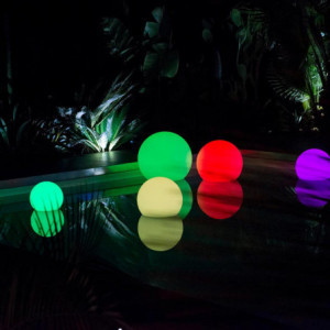 Boules lumineuses sans fil aux couleurs vives