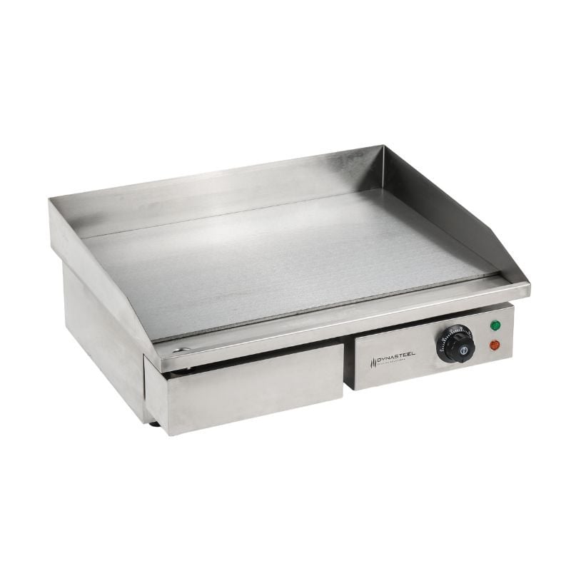 Plancha Electrique Professionnelle Dynasteel - Lisse 55 cm : Plaque en  acier inox, cuisson homogène et rapide - Fourniresto