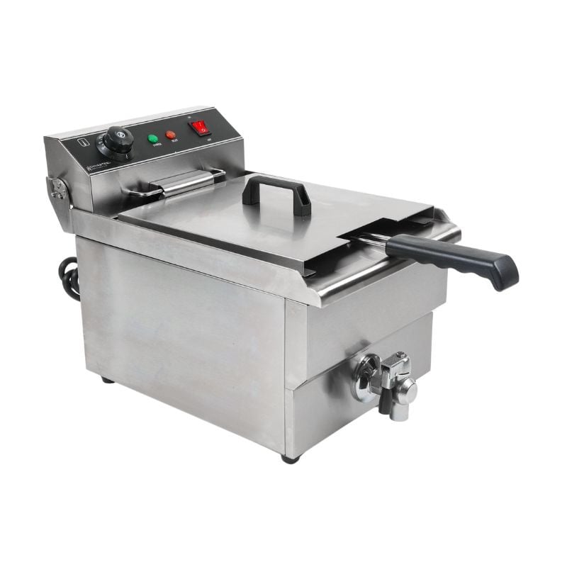 Friteuse Electrique 10 litres avec Robinet de Vidange - 5 kW - Combisteel  Pas Cher