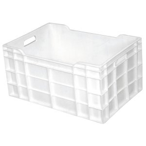 Caisse 600 x 400 Pleine 60 L - Blanc