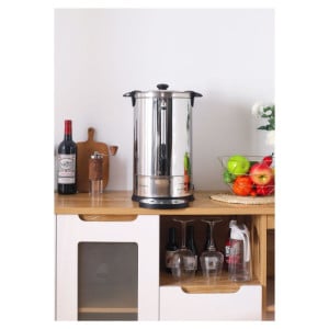 VEVOR Percolateur à Café Distributeur de Boissons Chaudes 7,4 L 50 Tasses  Inox