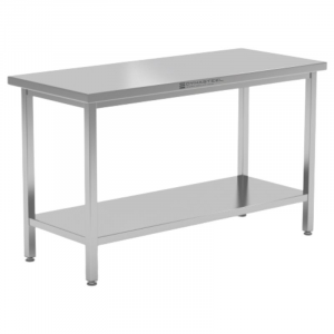 Table Inox avec Etagère - P 600 mm - L 1400 mm Dynasteel - 1