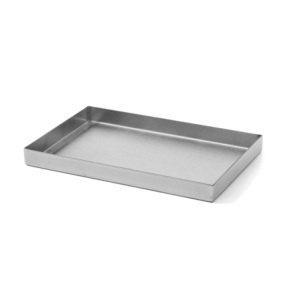 Plaque en Inox avec Anses - 295 x 195 mm