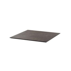 Plateau de Table Midnight Marble en HPL - 70 x 70 cm