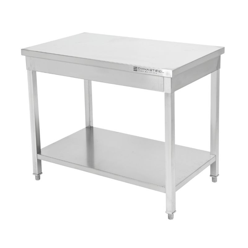 Table Inox avec Etagère - P 600 mm - L 1400 mm — vue 3