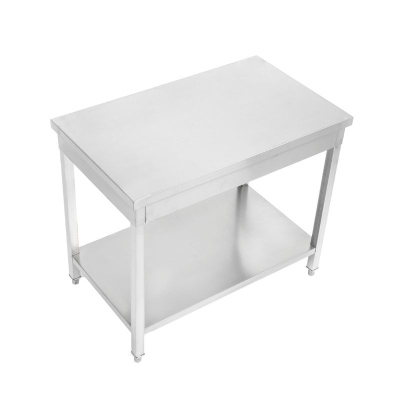 Table Inox avec Etagère - P 700 mm - L 800 mm — vue 5