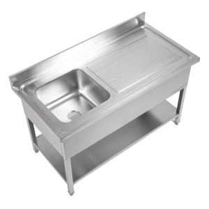 Etagère Murale en Inox - L 1200 x P 300 mm - Dynasteel - Fourniresto