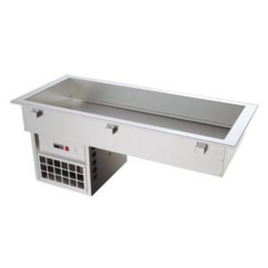 Cuve Réfrigérée Statique Drop-In avec Groupe Intégré – 3 GN - L 1100 x P 610 mm