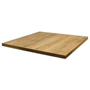 Plateau de Table Tavola Carré - Rovère Slavona - 700 x 700 mm