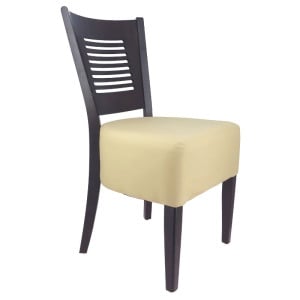Chaise Amilly Assise 19 - Beige Chalons