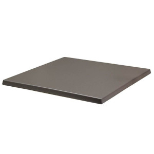 Plateaux de Table Stratifié Carré Alu- 600 x 600 mm