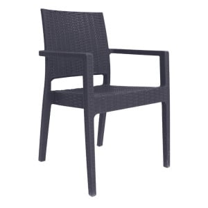 Fauteuil Porquerolles Baléares Gris Foncé - H 870 mm