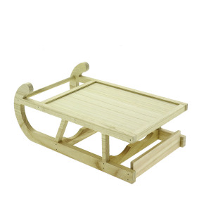 Porte Bouteilles Luge Bois - 350 x 205 mm