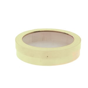 Boîte à Fromage Ronde en Bois avec Fenêtre PVC - Ø 265 mm