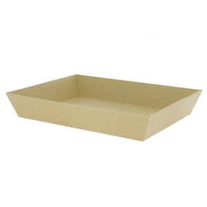 Corbeille Rectangle en Papier Kraft GM - 360 x 270 mm