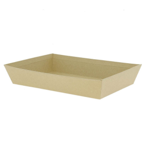 Corbeille Rectangle en Papier Kraft PM - 260 x 200 mm