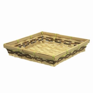 Corbeille Tarkou Bambou Fruta Carree - 210 x 210 mm