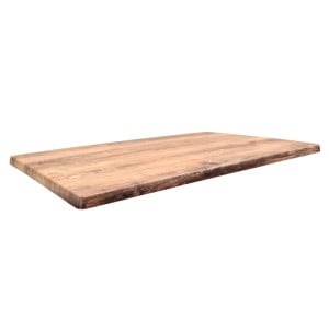 Plateau de Table Rectangle en Bois HDF - Atacama Cherry - 1100 x 700 mm