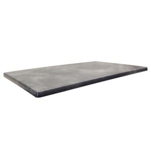 Plateau de Table Rectangle en Bois HDF - Dark Slate - 1100 x 700 mm