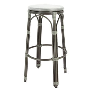 Tabouret Biarritz Gris - H 760 mm