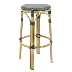 Tabouret Biarritz Bronze - H 760 mm