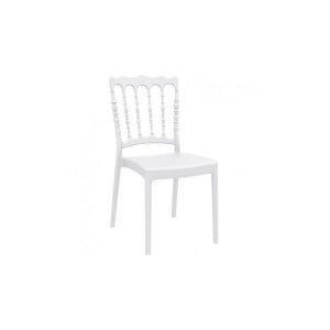 Chaise Napoléon Empilable Blanc - H 920 mm