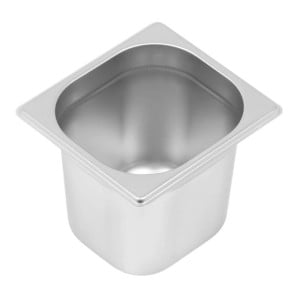 Bac Gastro GN 1/6 Inox - Profondeur 150 mm - 2,4 L