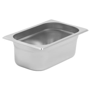 Bac Gastro GN 1/4 Inox - Profondeur 100 mm - 2,8 L