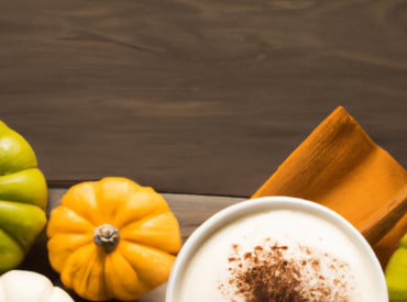 Tasse de pumpkin spice latte