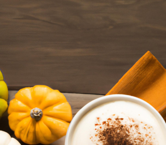 Tasse de pumpkin spice latte