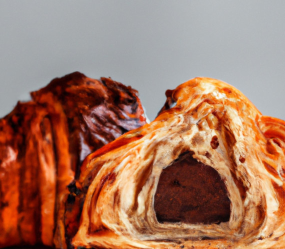 Croissant au chocolat