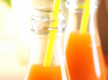 Jus pêche orange