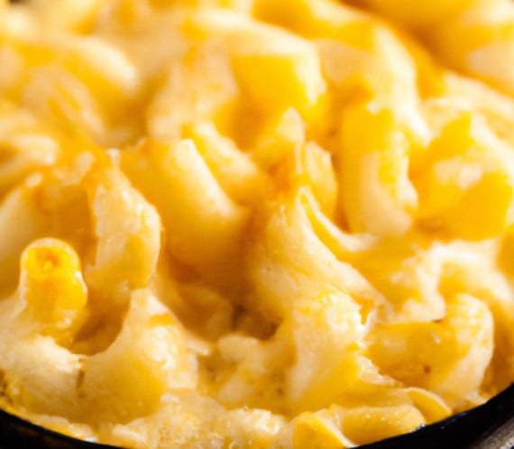 Plat de mac and cheese