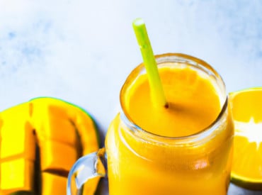 Smoothie mangue orange