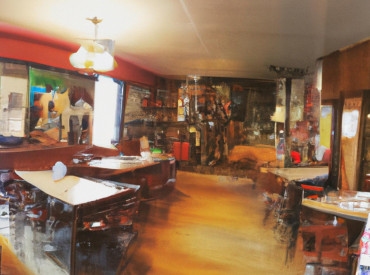 Intérieur du restaurant La Galine