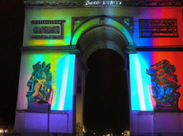 Arc de Triomphe avec logo Paris 2024