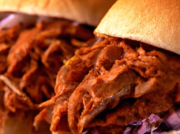 Burger pulled pork