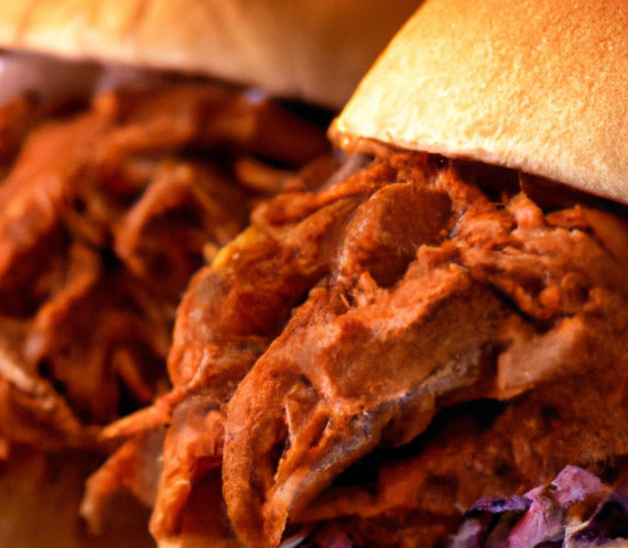 Burger pulled pork