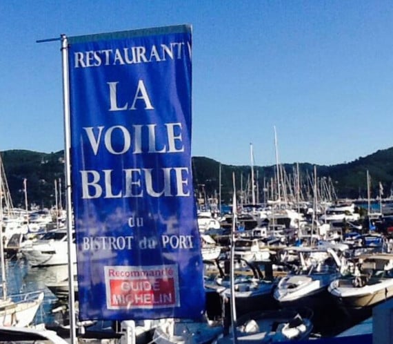 Panneau La Voile Bleue