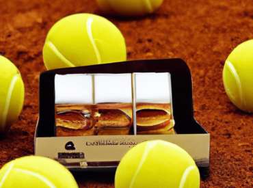 Macarons Haagen-Dazs en forme de balles de tennis