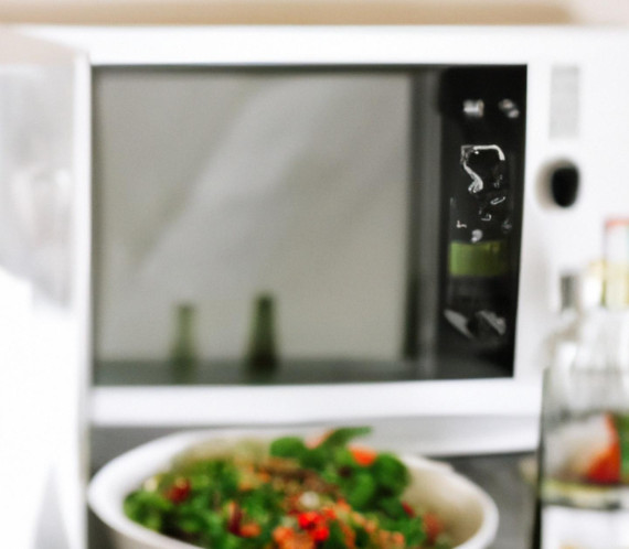 Four à micro-ondes dans une cuisine