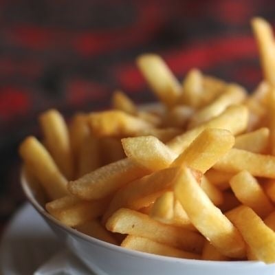 Frites dans un bol