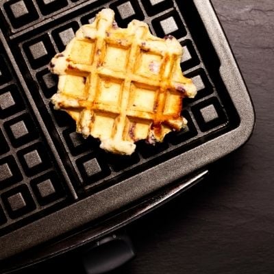 Gaufre dans un gaufrier