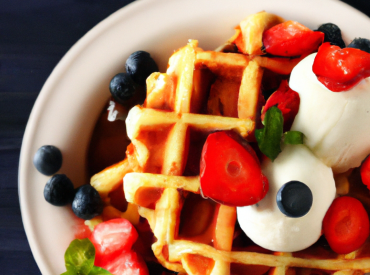 Assiettes de gaufre