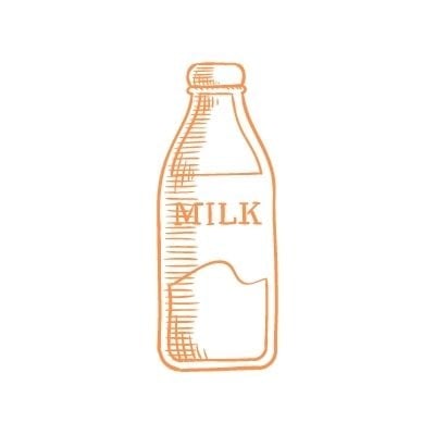 Pictogramme d'une bouteille de lait