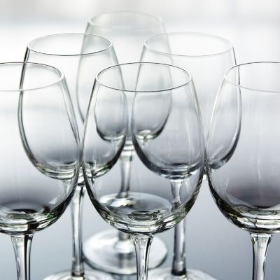 Ensemble de Verres à Pieds en Cristal