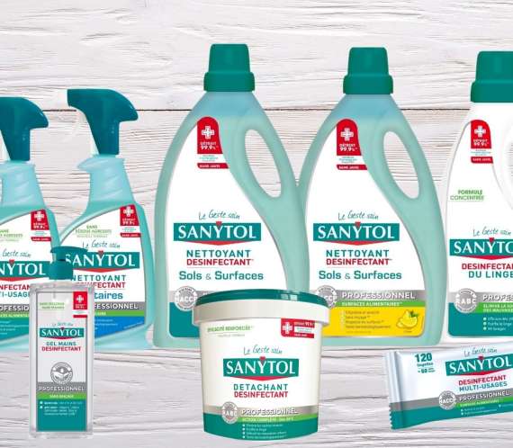 Ensemble des produits Sanytol pour Professionnels