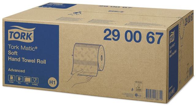 Rouleau Essuie-Mains Doux Advanced Blanc - Tork Matic® - Lot de 6