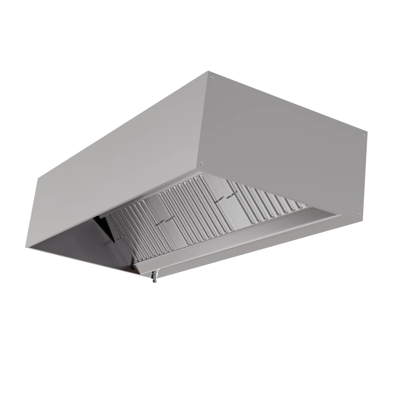 Hotte Cubique Profondeur 900 avec Led et Sans Moteur - Longueur 1800