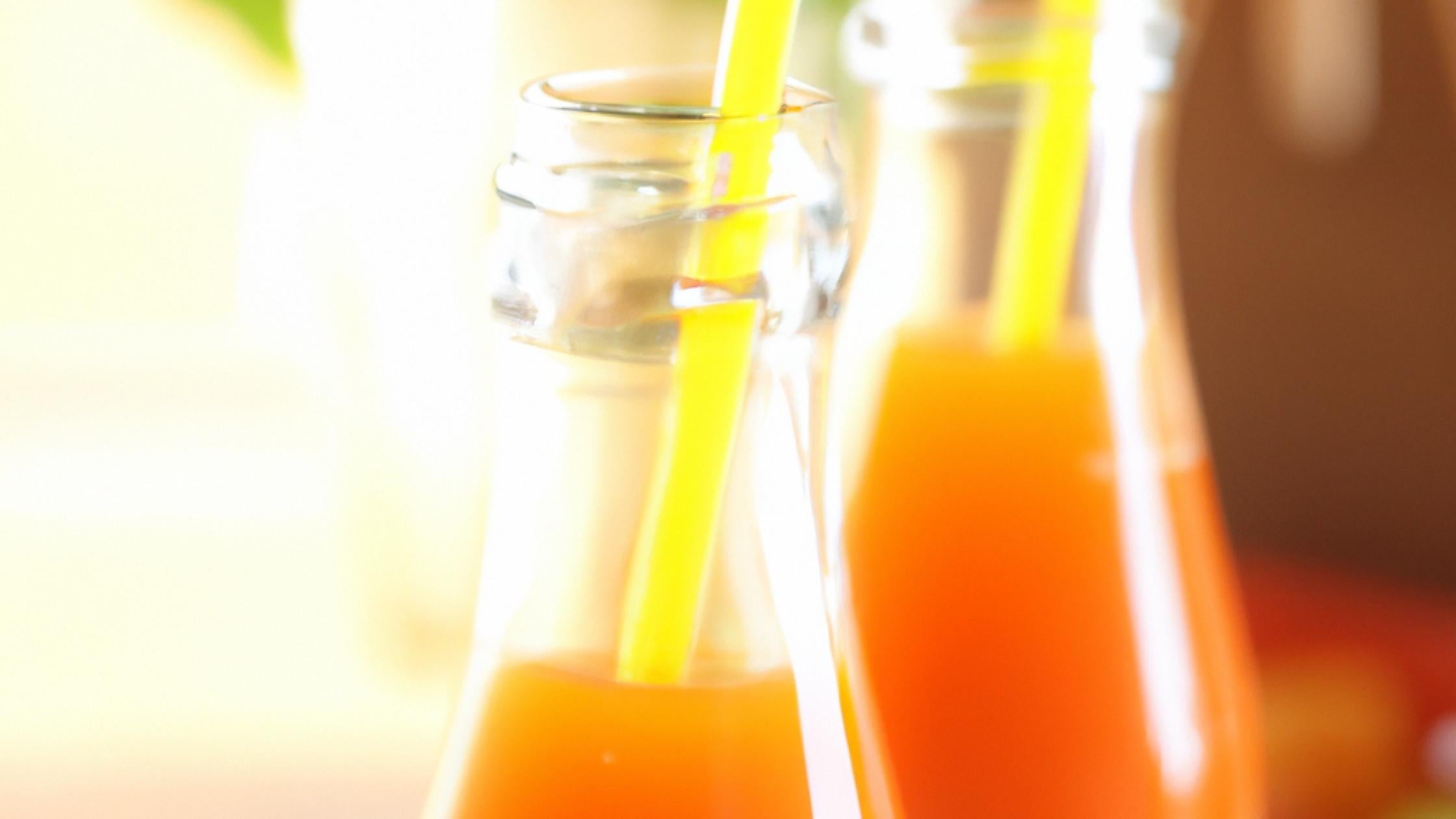 Cette semaine c’est jus pêche, orange et abricot pour vous !